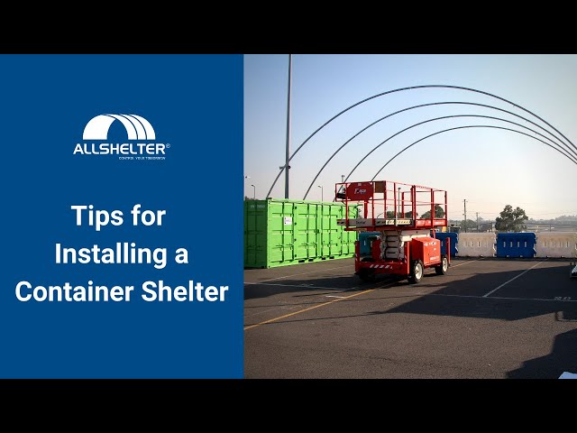 Installing a Container Shelter