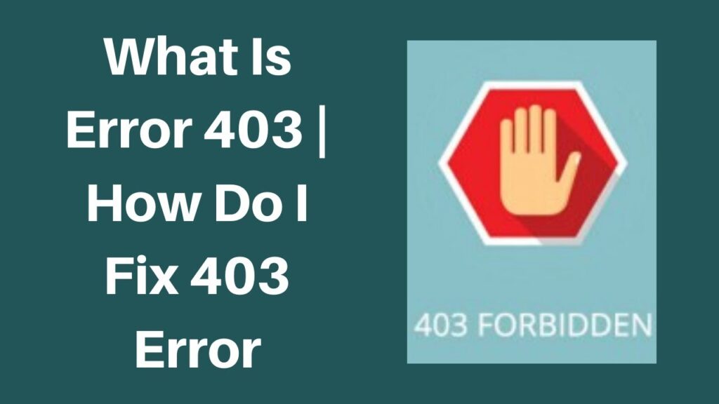 403 Forbidden Error